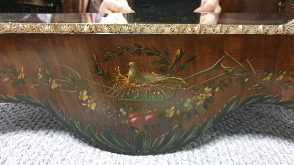 Wonderful Painted Antique Mirror View V