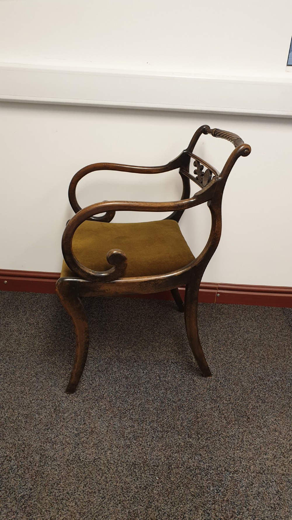 Set  Eight Regency Dining Chairs View VI