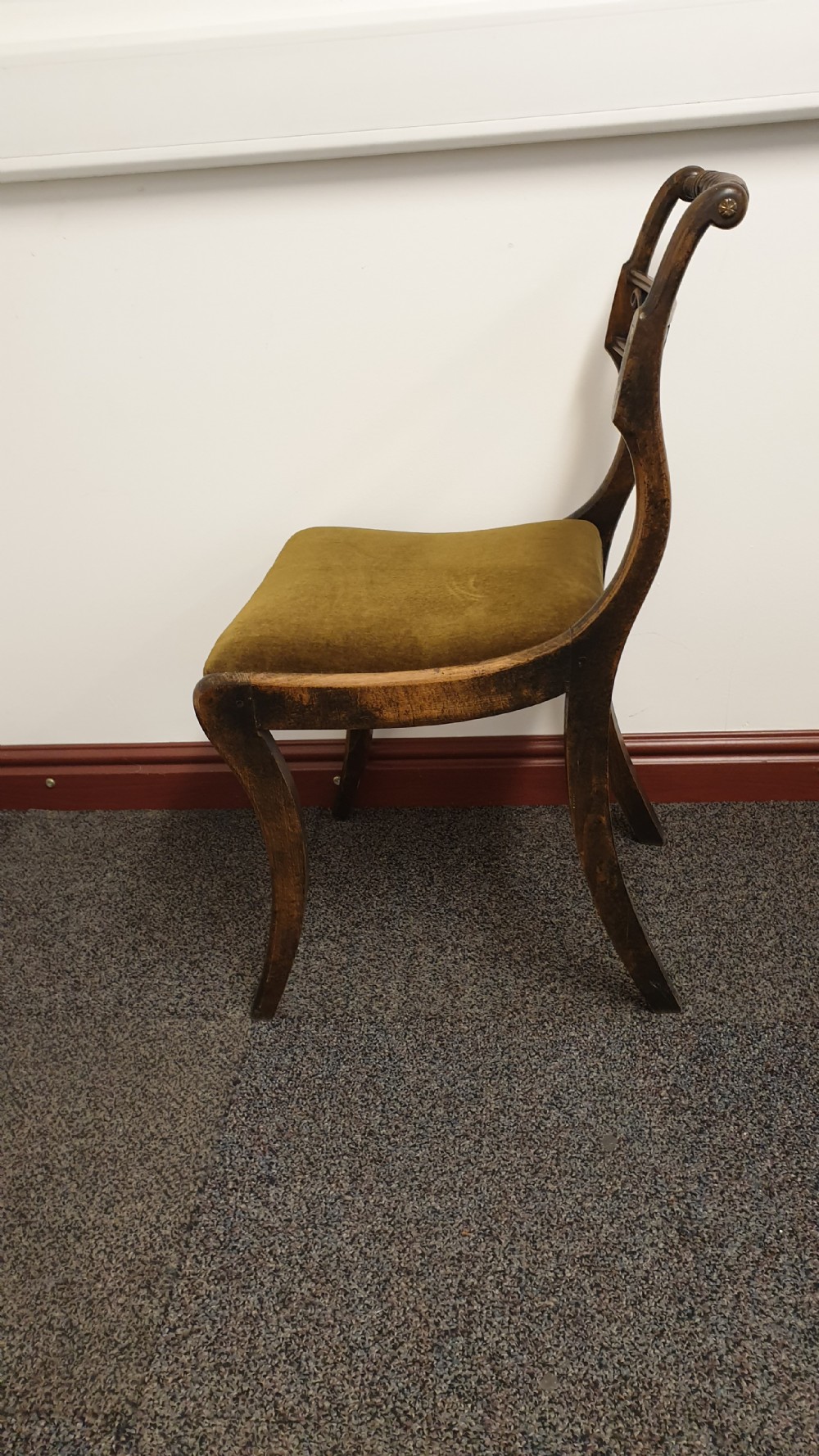 Set  Eight Regency Dining Chairs View XIV