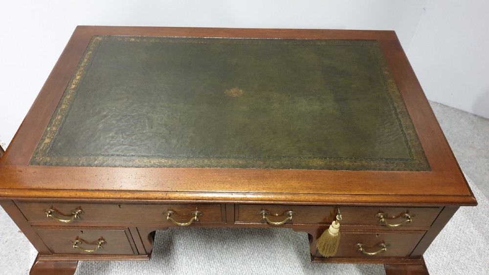 Freestanding Mahogany Desk View III
