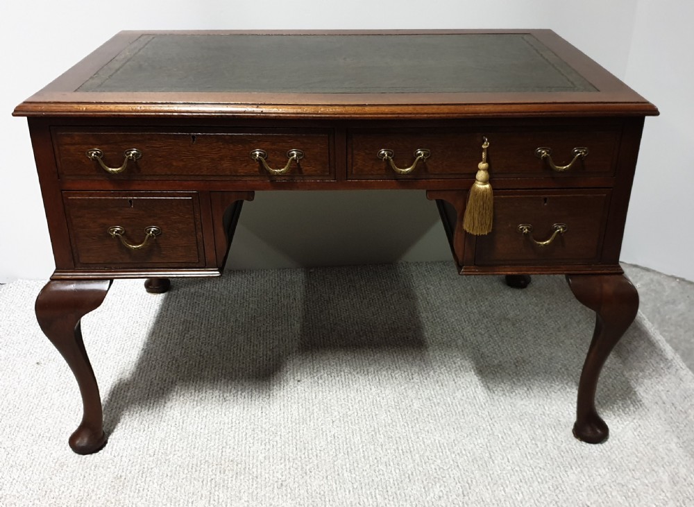Freestanding Mahogany Desk View XIII
