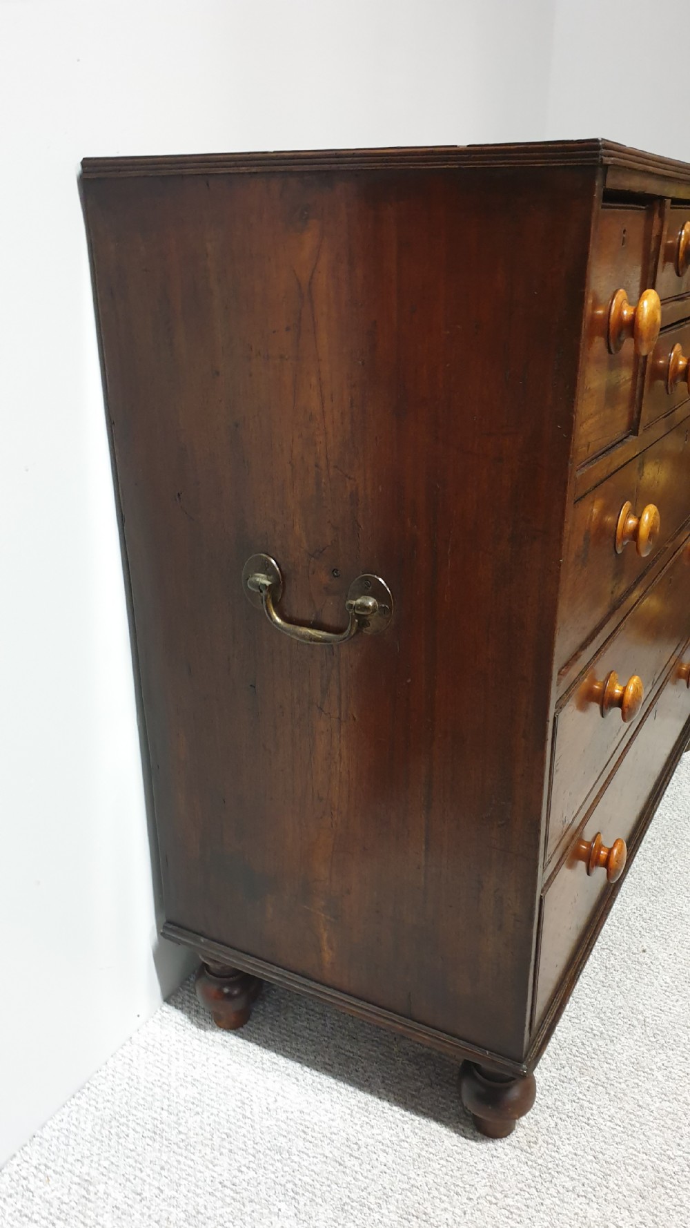 Teak Campaign Chest of Drawers View VIII