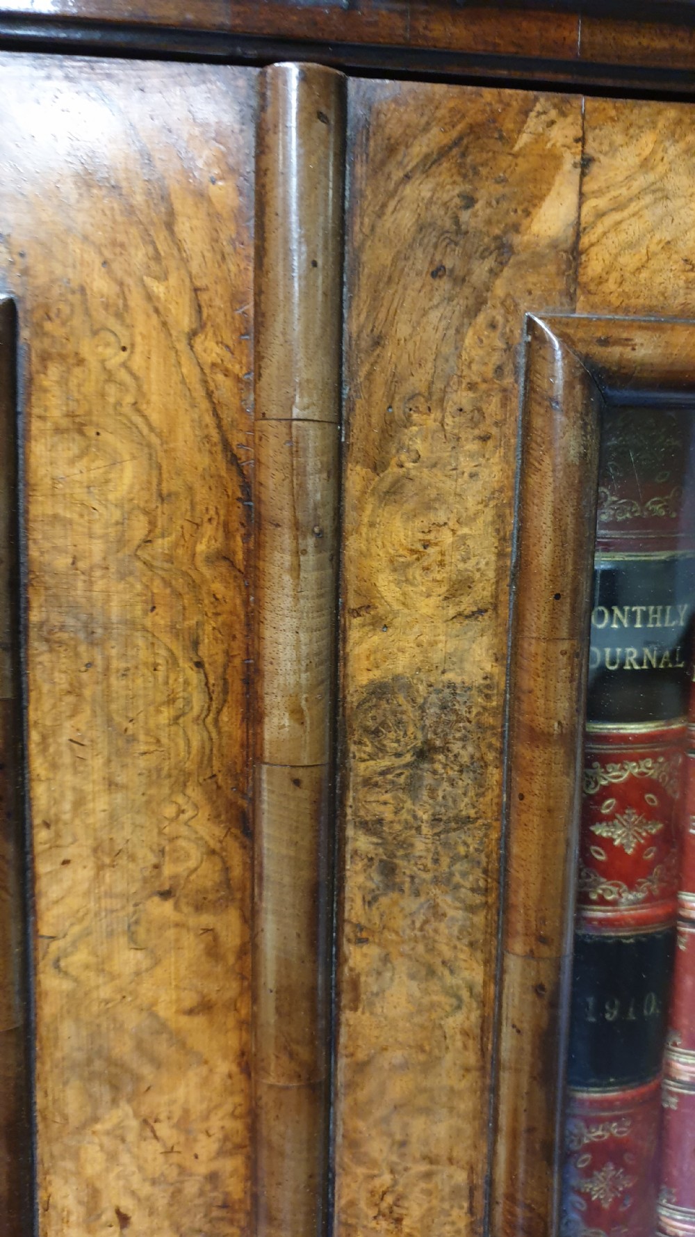 Superb Queen Anne Walnut Bookcase View VIII