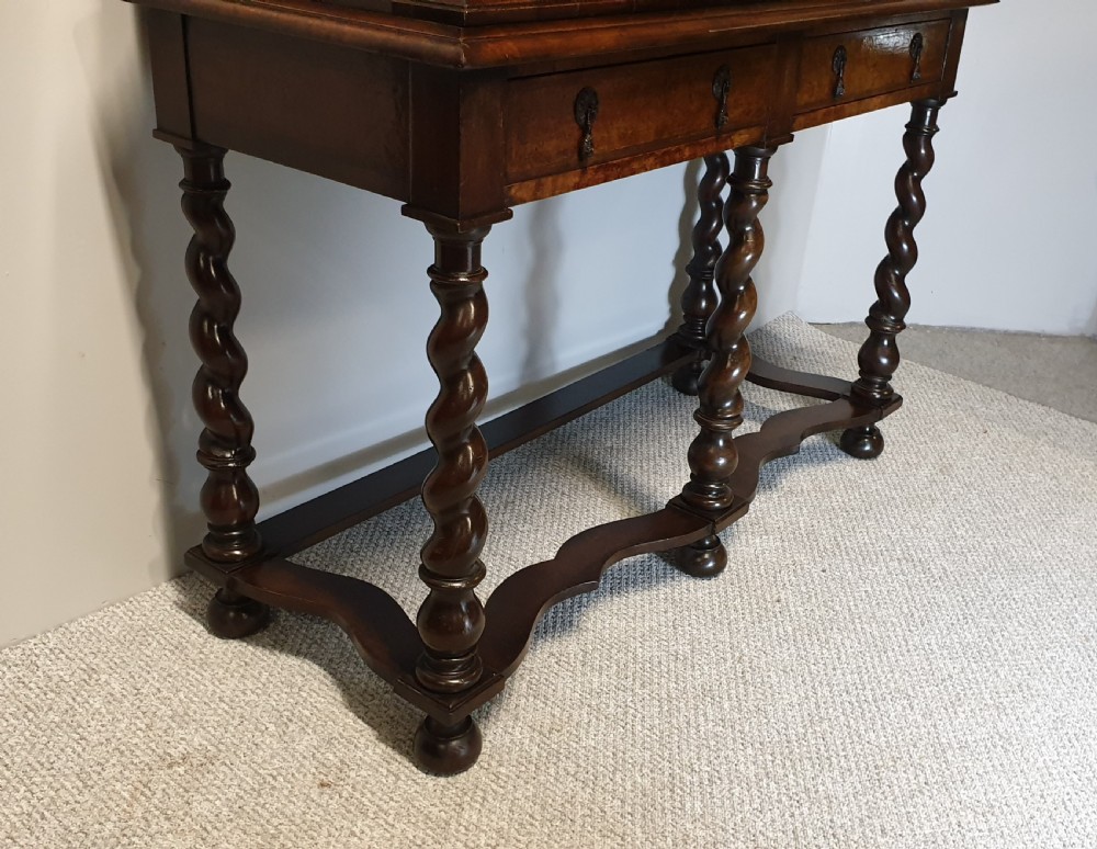 Superb Queen Anne Walnut Bookcase View XI
