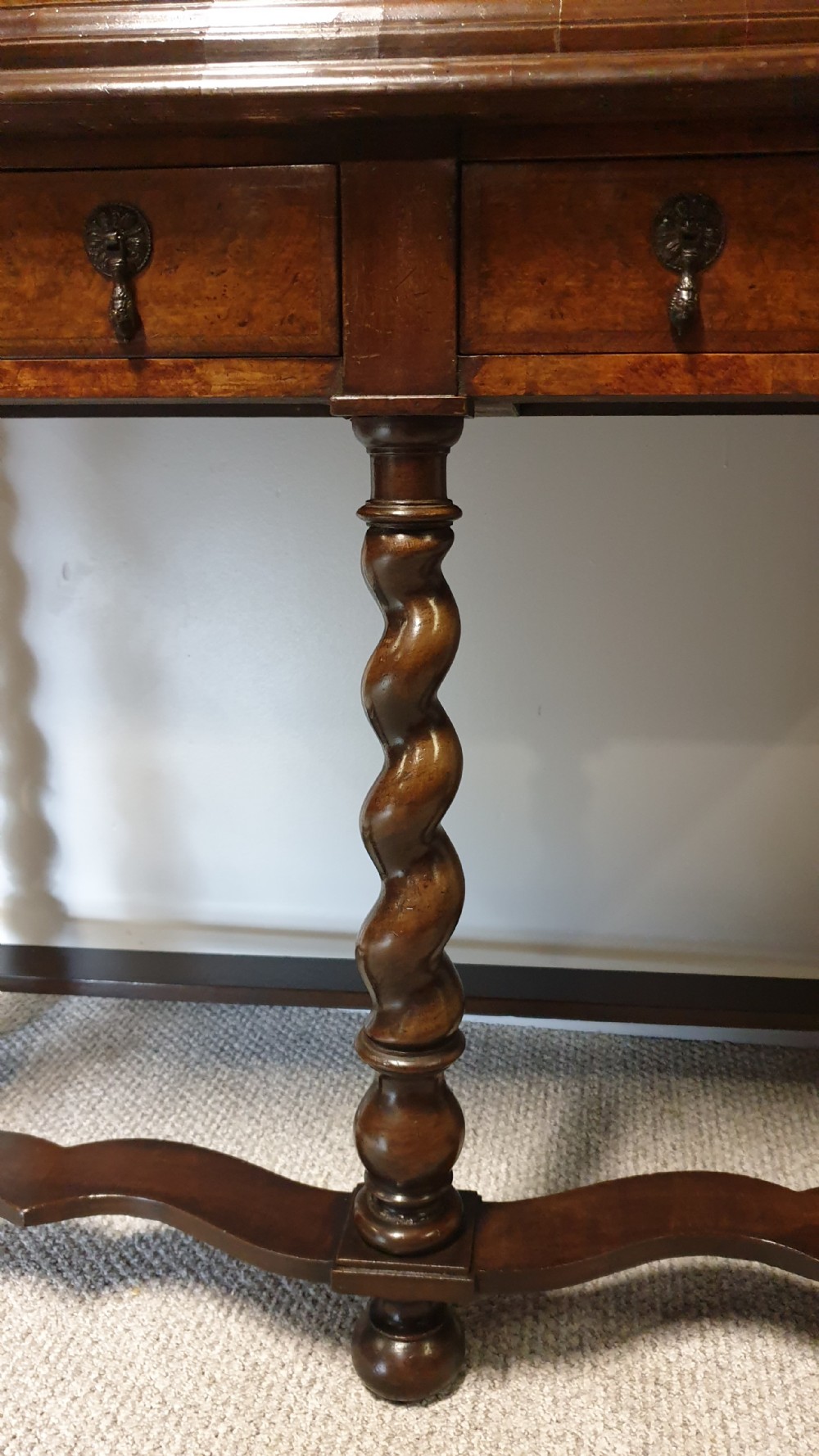 Superb Queen Anne Walnut Bookcase View XVI