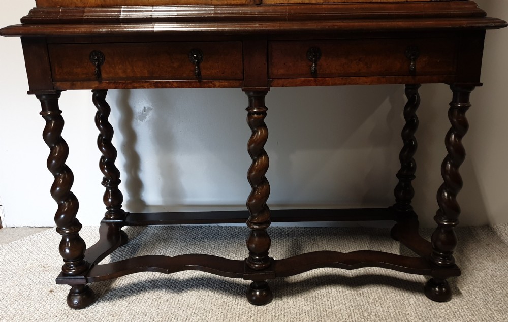 Superb Queen Anne Walnut Bookcase View XVIII