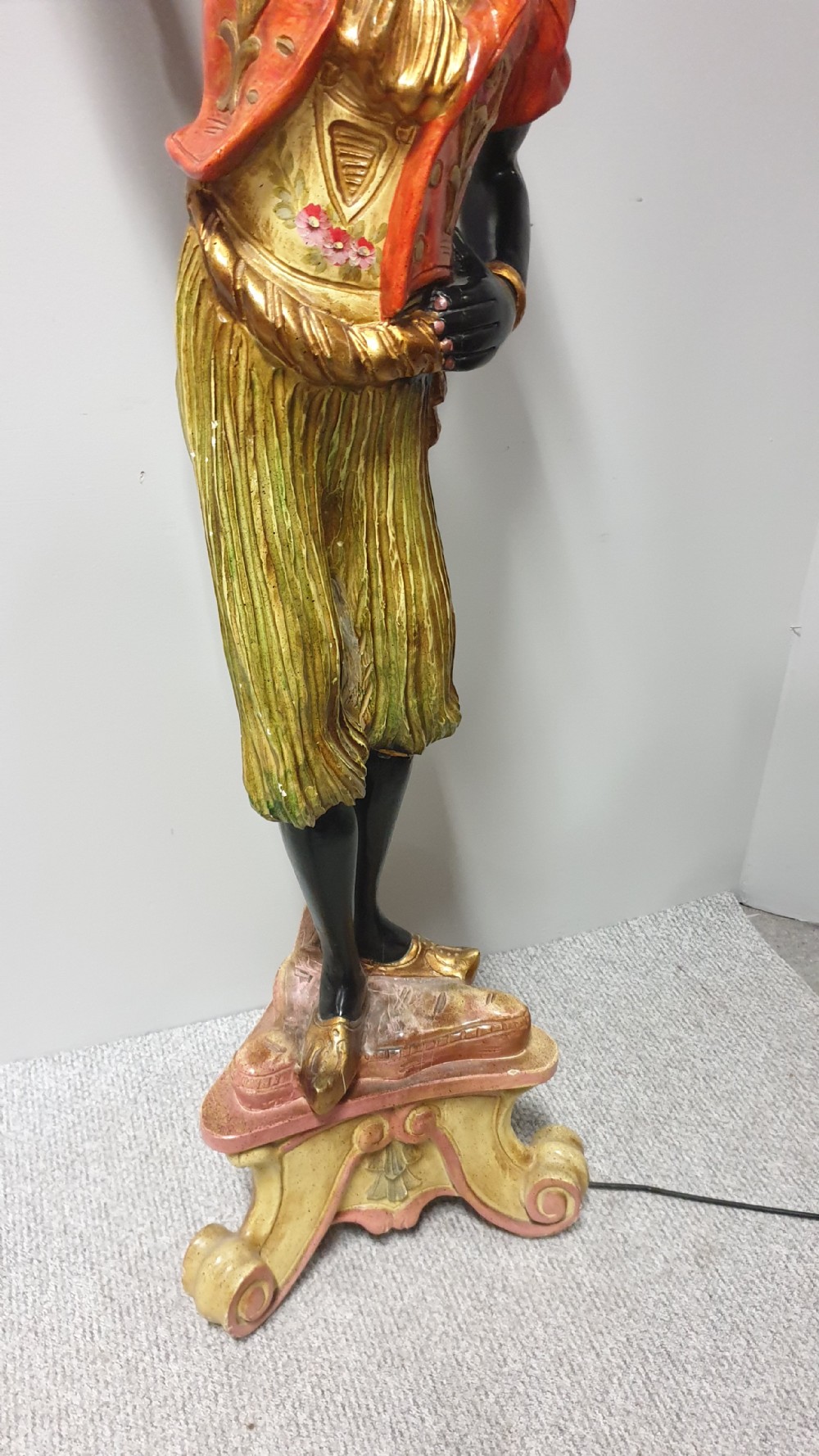 Tall Blackamoor Floor Lamp View VI