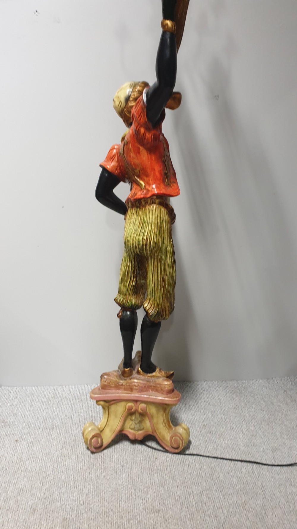 Tall Blackamoor Floor Lamp View VIII