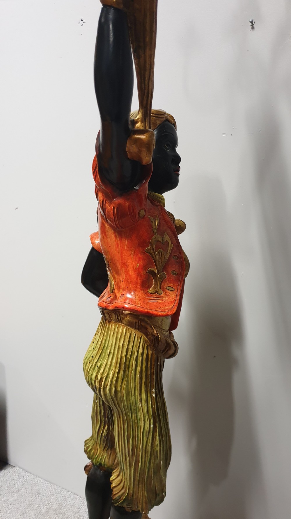 Tall Blackamoor Floor Lamp View IX