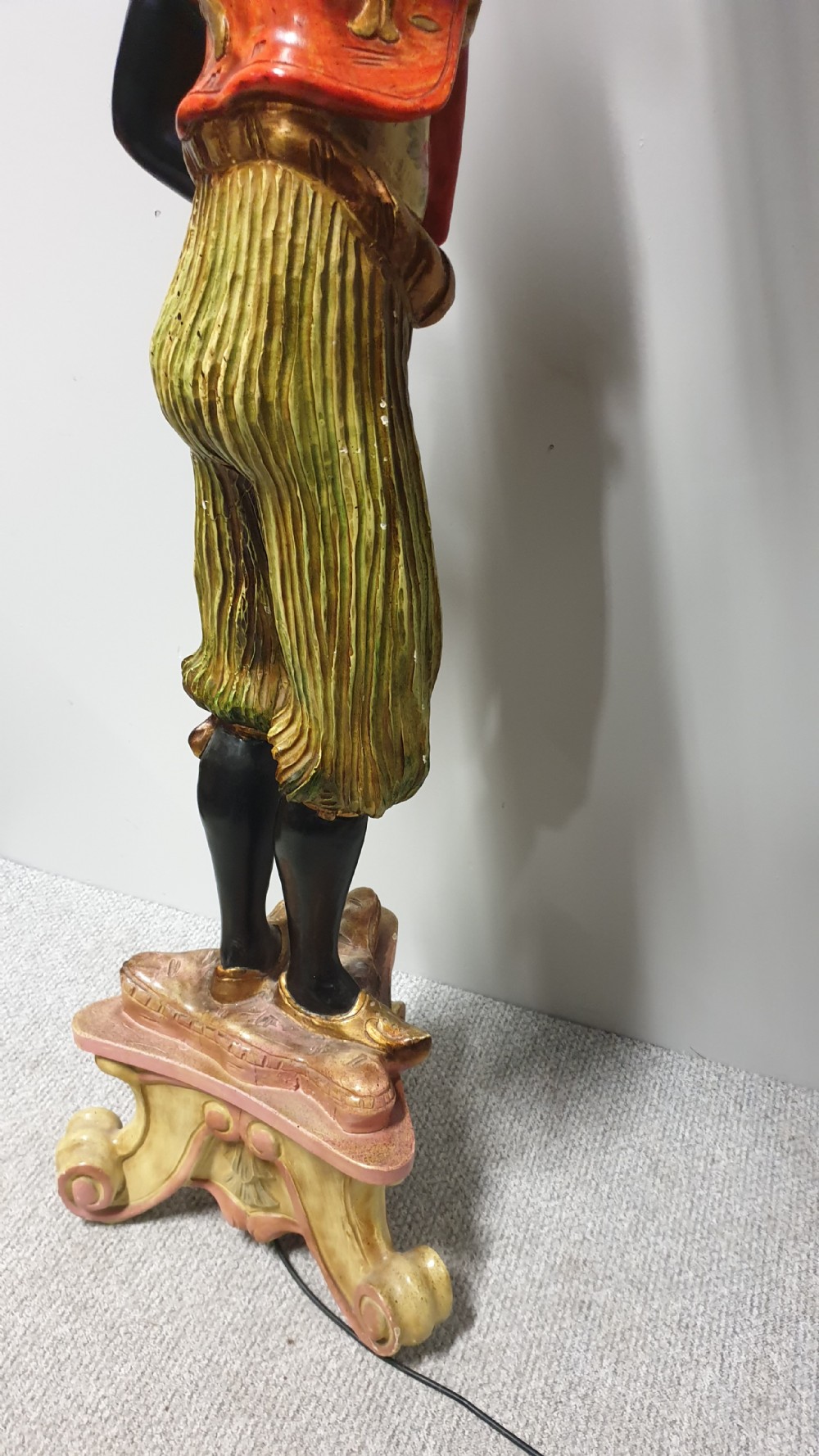 Tall Blackamoor Floor Lamp View X