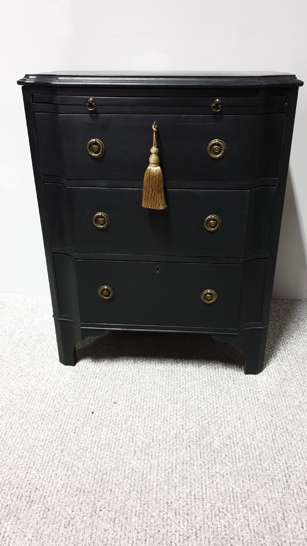 Pretty Painted Antique Chest of Drawers View II