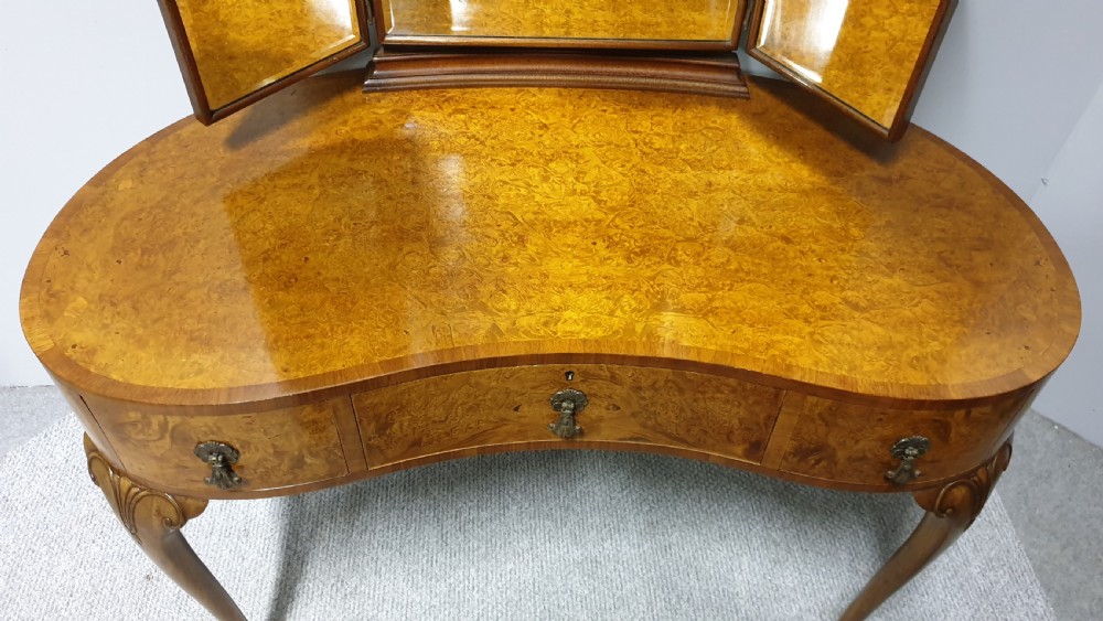 Superb Burr Walnut Dressing Table View II