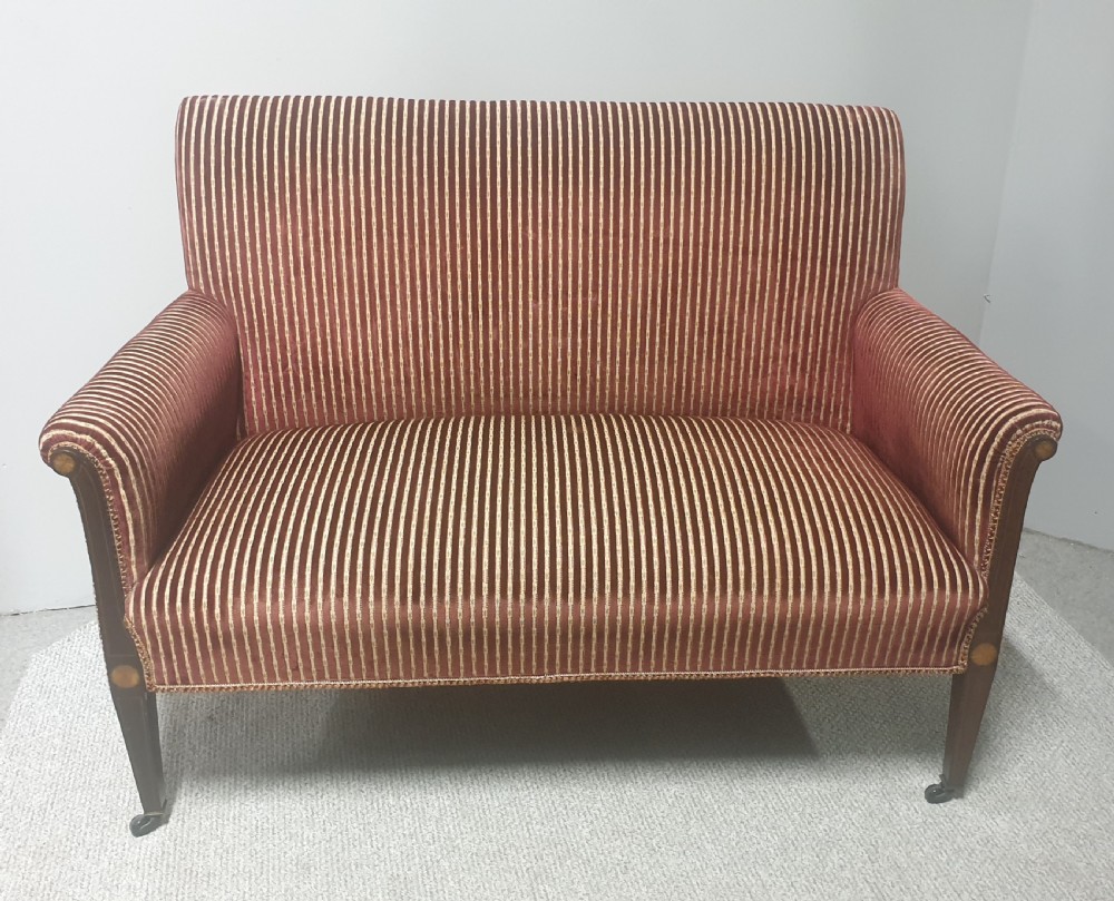 Lovely Art Nouveau Two Seater Sofa