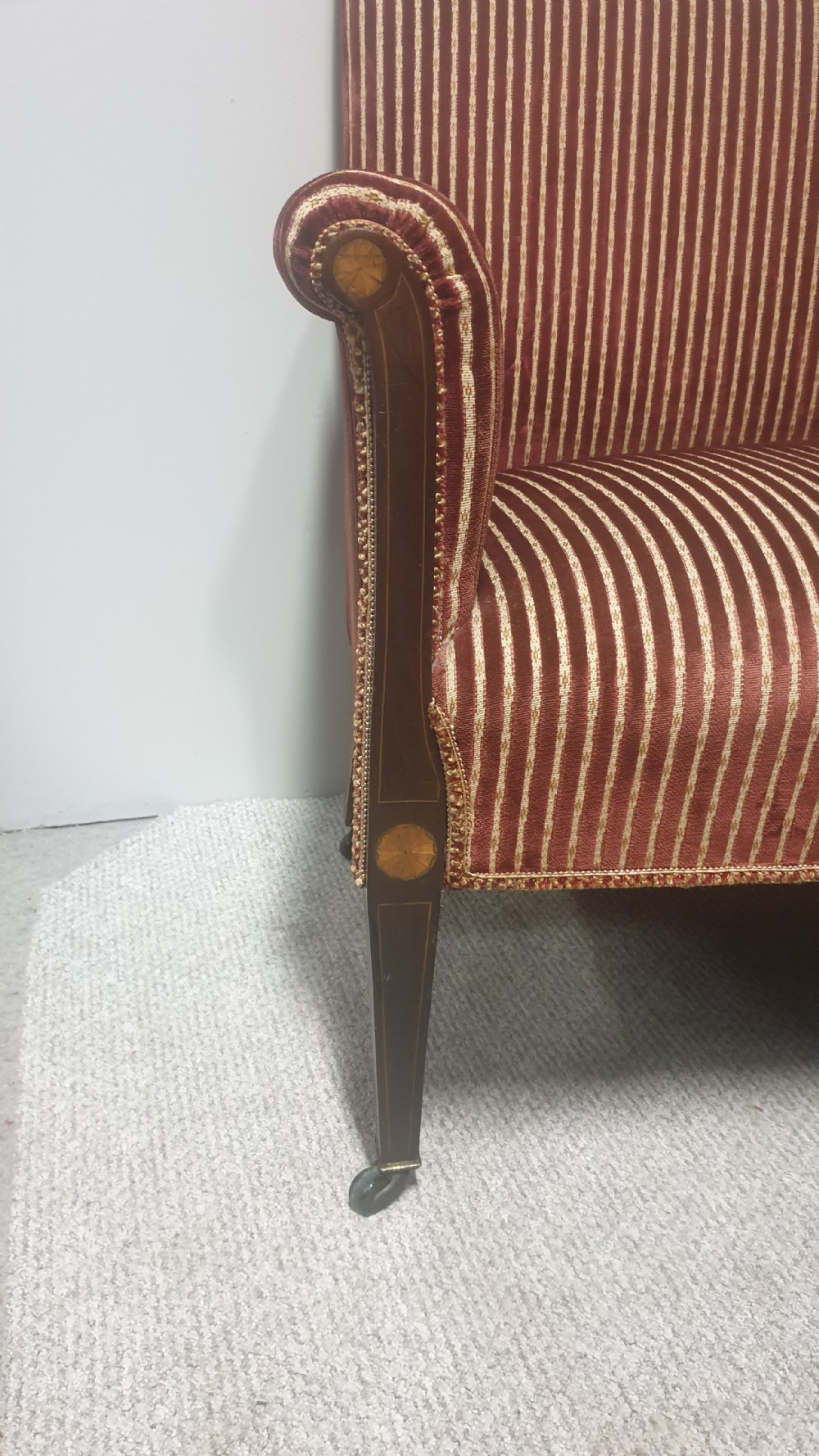 Lovely Art Nouveau Two Seater Sofa View III