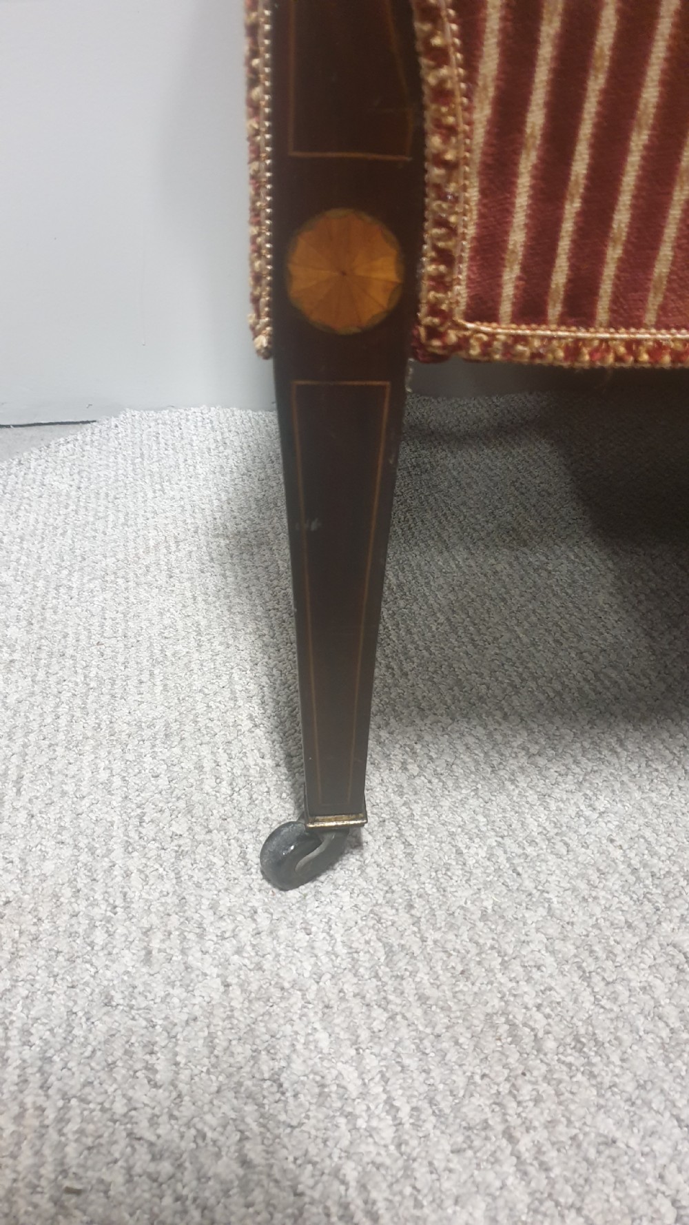 Lovely Art Nouveau Two Seater Sofa View V
