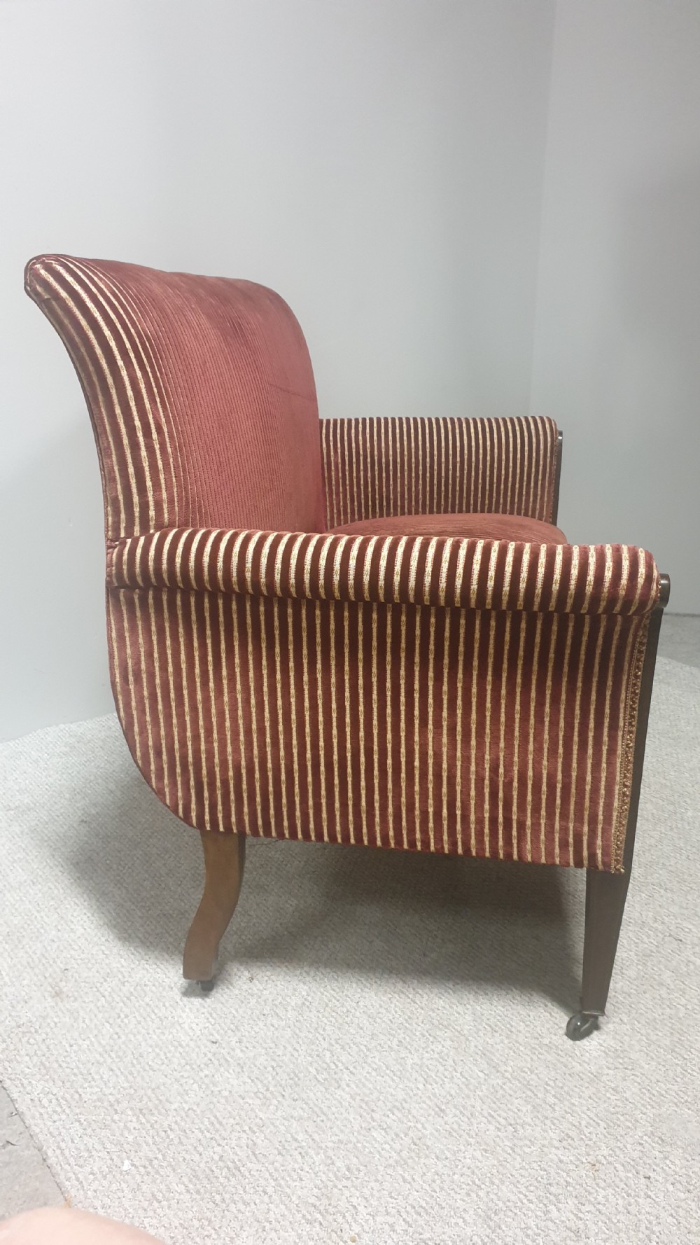 Lovely Art Nouveau Two Seater Sofa View VII