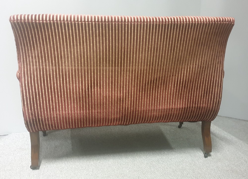 Lovely Art Nouveau Two Seater Sofa View VIII