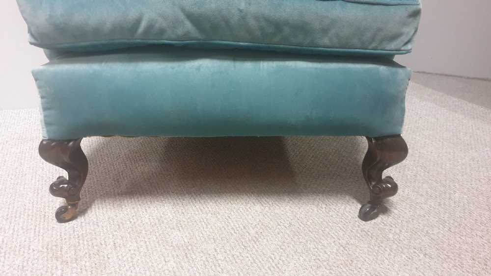 Superb Early Victorian Mahogany Library Chair View IV