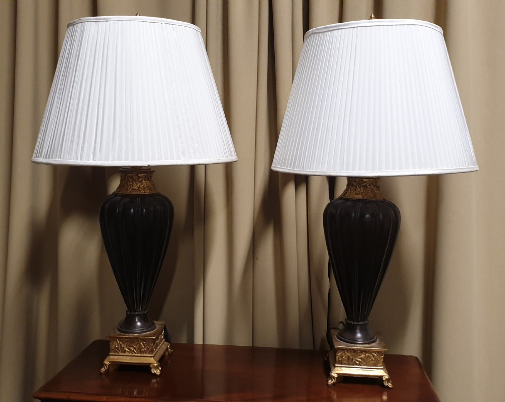Pair of Urn Shaped Lamps View VIII