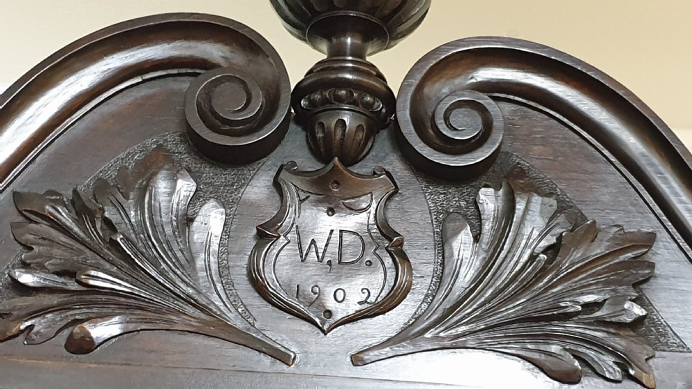 Outstanding Oak Grandfather Clock 'William Evans' View XIII
