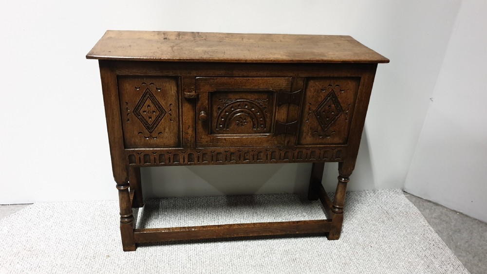 Oak Side cabinet of Small Proportions