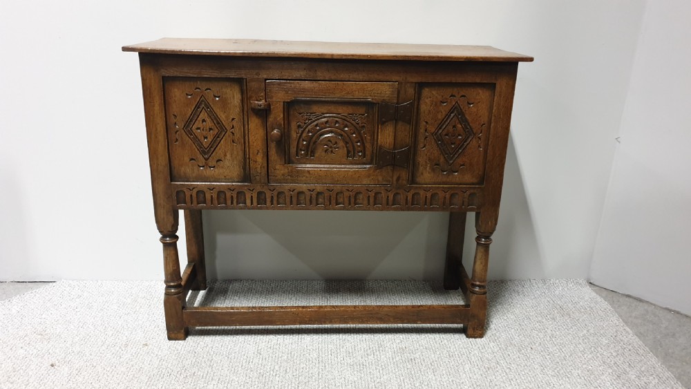 Oak Side cabinet of Small Proportions View III