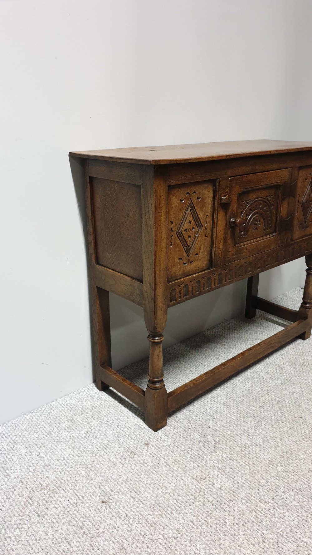 Oak Side cabinet of Small Proportions View VI