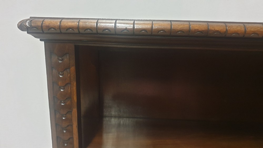 Low Open Mahogany Bookcase View VI