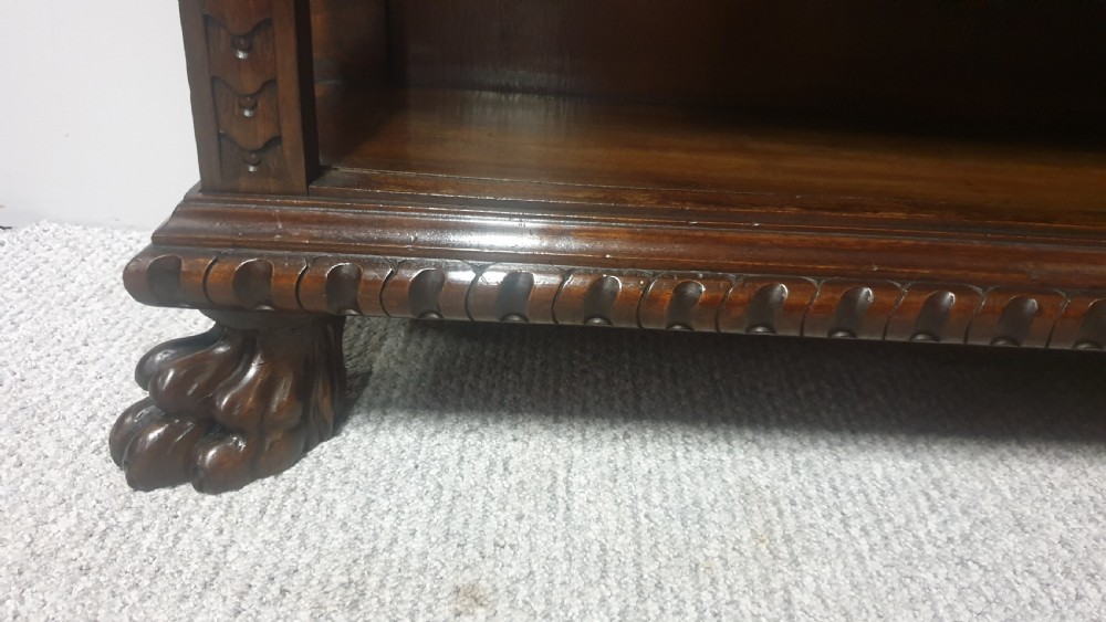 Low Open Mahogany Bookcase View VII