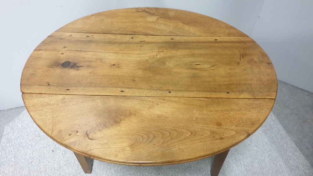 Very Good French Cherry Kitchen Dining Table View II