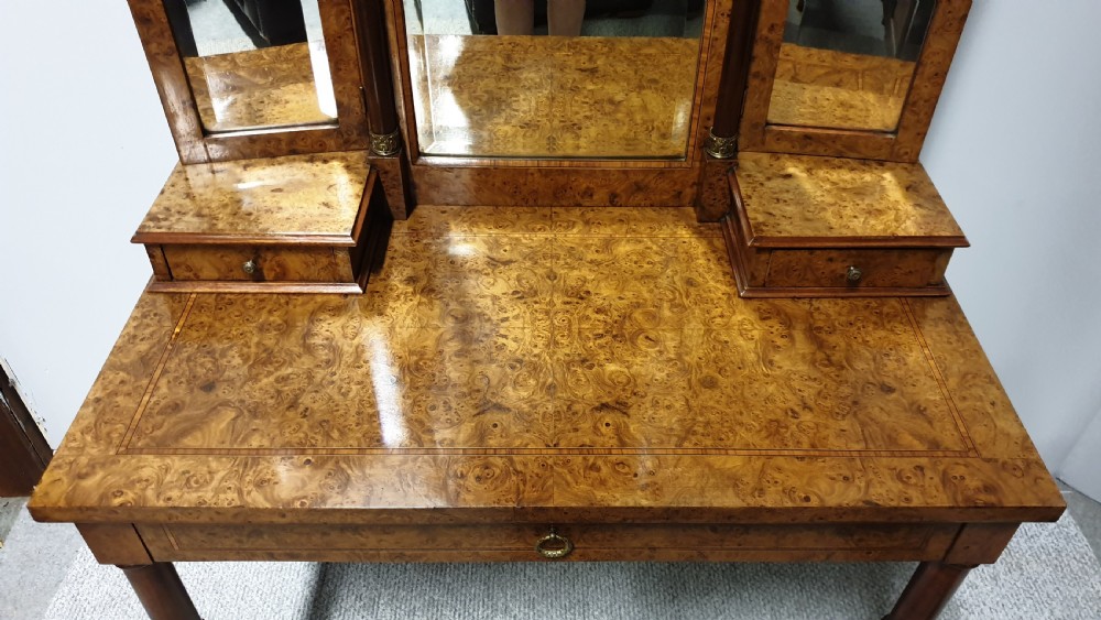 Fabulous French Burr Dressing Table View XI
