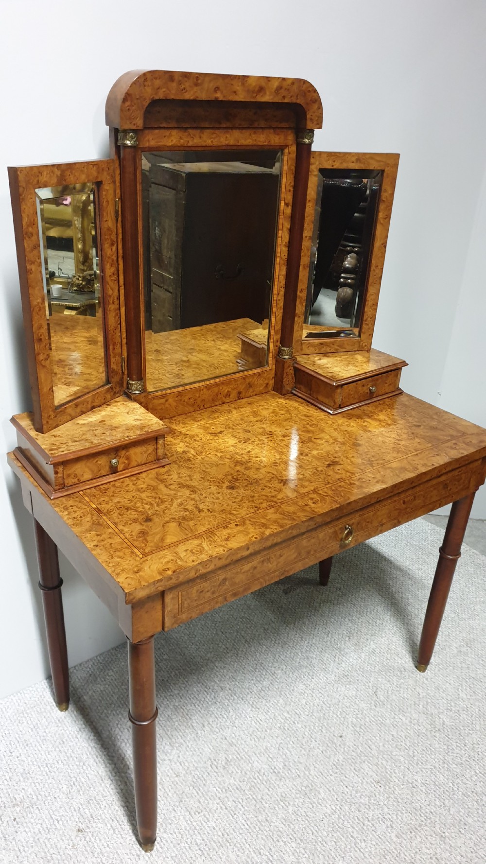 Fabulous French Burr Dressing Table View XVII