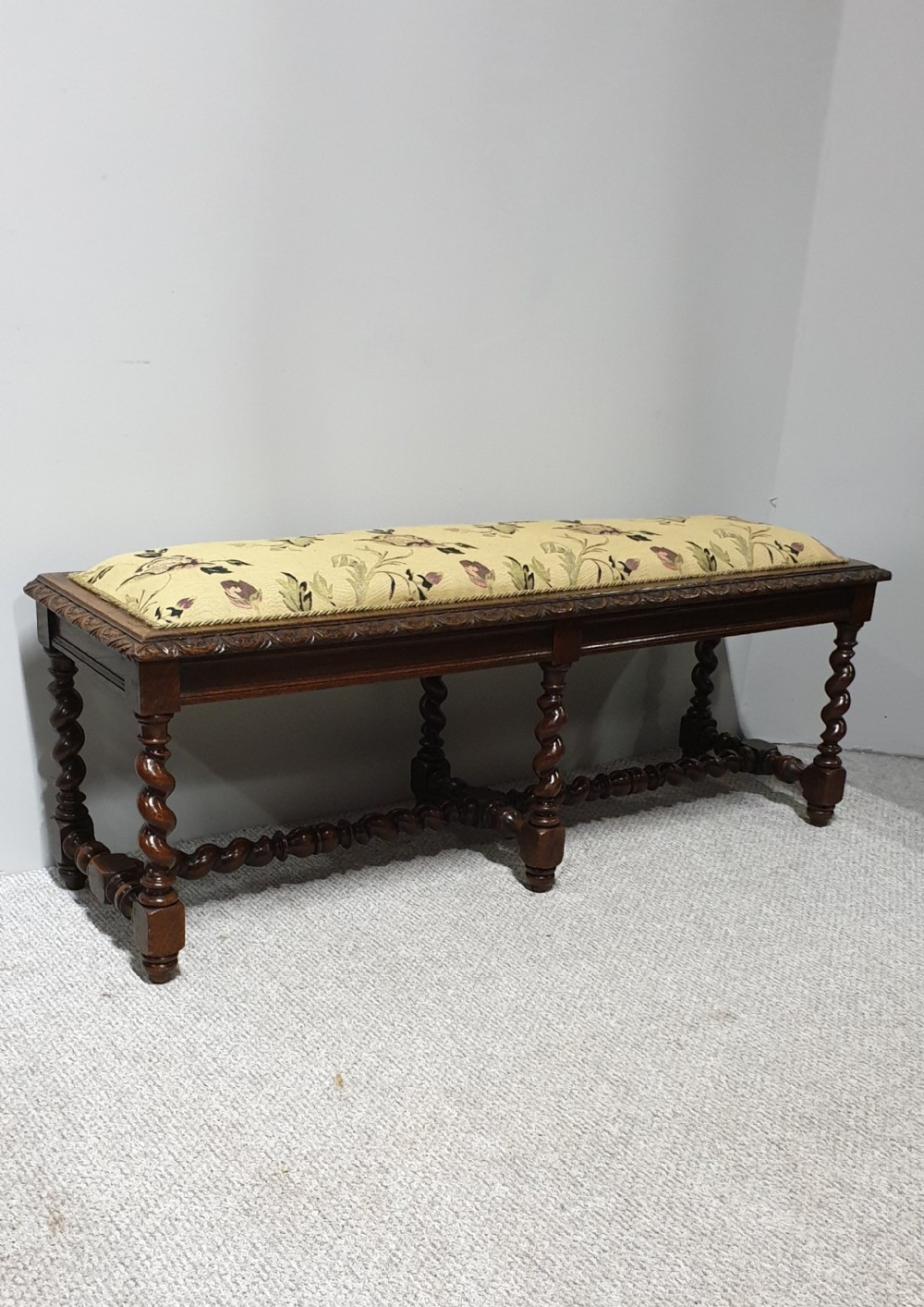 Very Good French Oak Window Seat