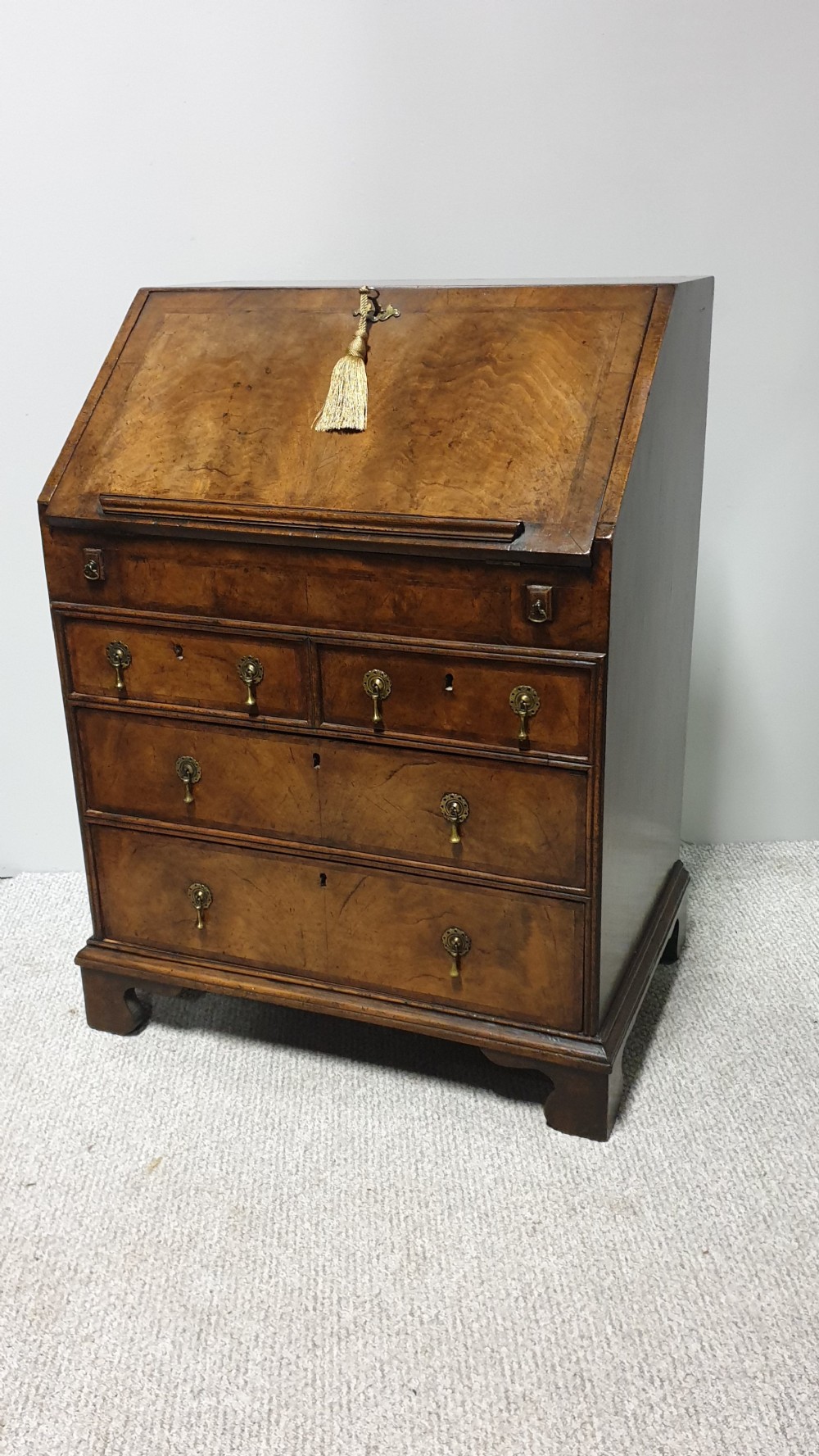 Fabulous Queen Anne Walnut Bureau