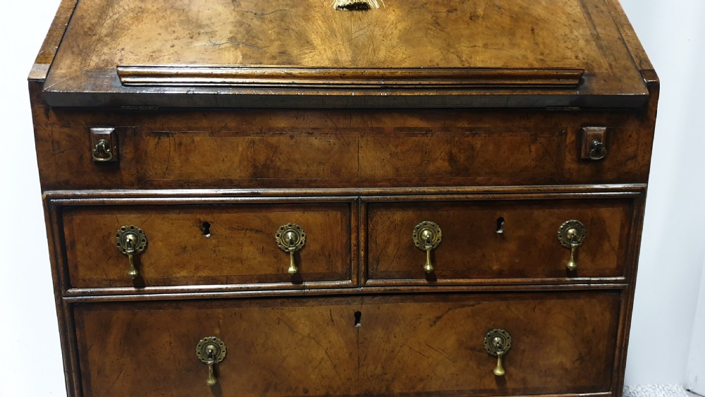 Fabulous Queen Anne Walnut Bureau View VIII