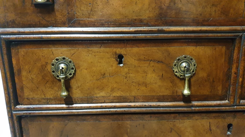 Fabulous Queen Anne Walnut Bureau View XI