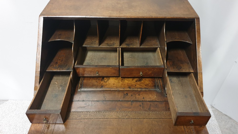 Fabulous Queen Anne Walnut Bureau View XV