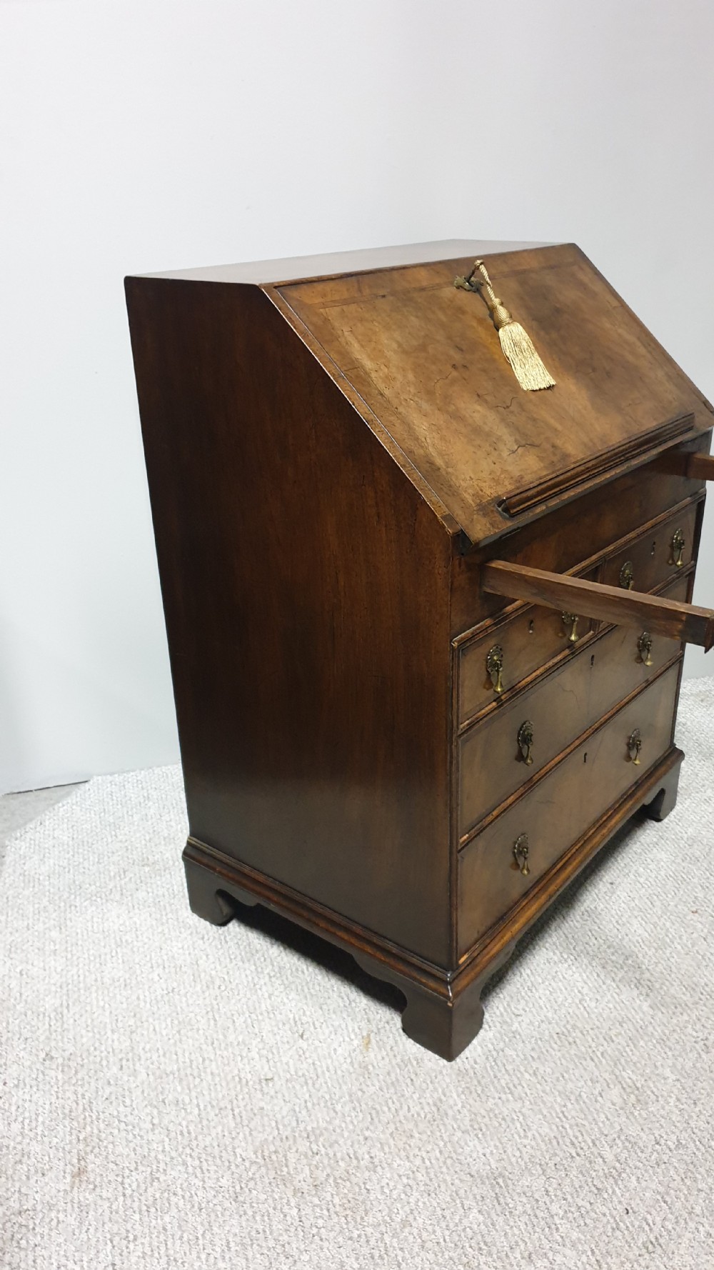 Fabulous Queen Anne Walnut Bureau View XIX