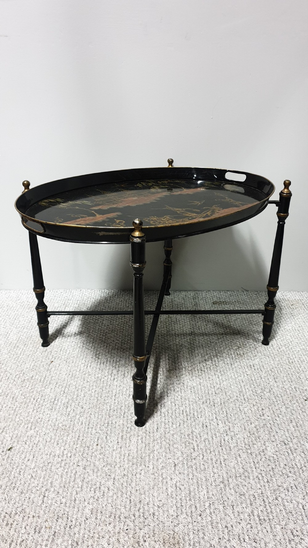 Chinoiserie Butlers Tray on Stand View IV