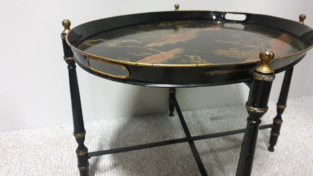 Chinoiserie Butlers Tray on Stand View VII