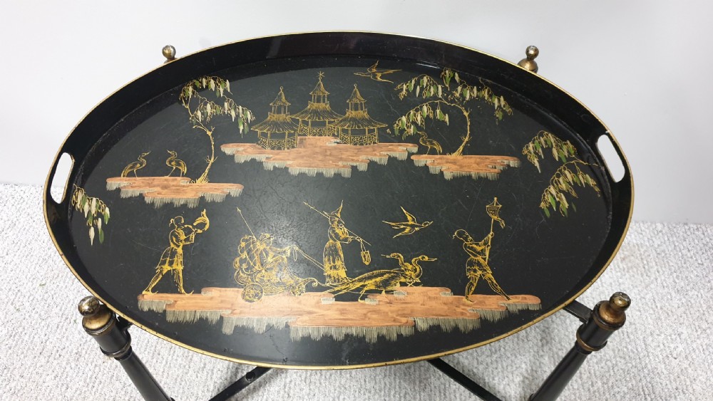 Chinoiserie Butlers Tray on Stand View VIII