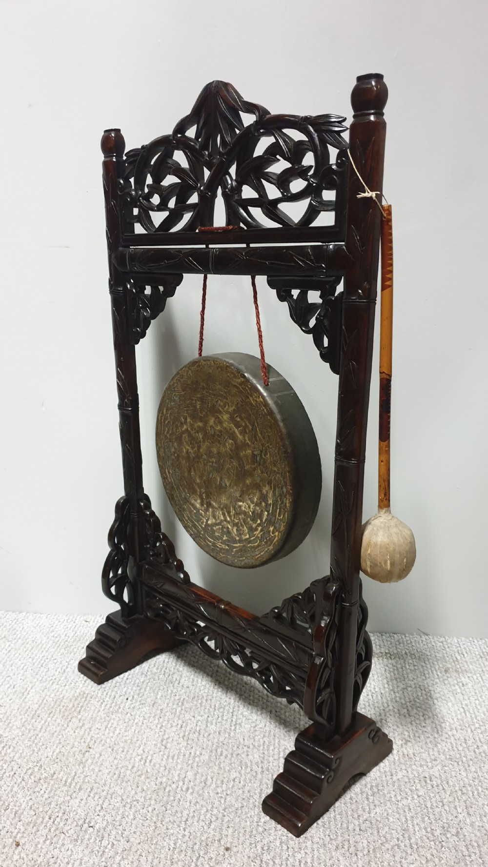 Oriental Gong in Paduke Wood View VIII