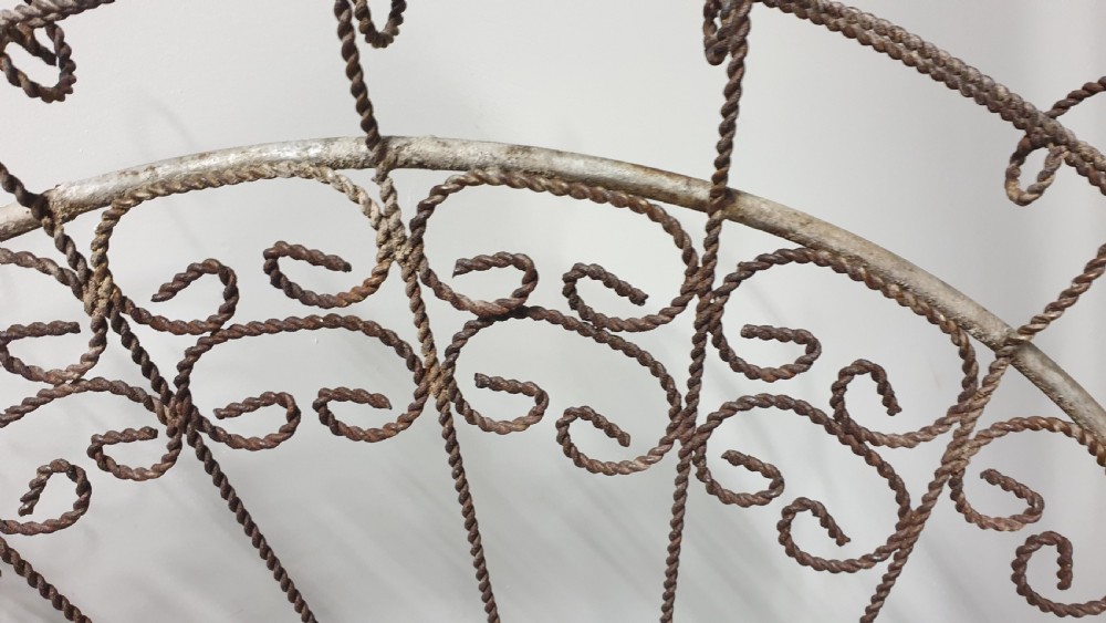 Superb Wrought Iron Peacock Chair by 'Salterini' View III
