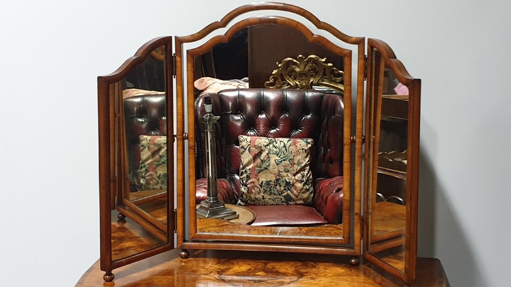 Outstanding Burr Walnut Dressing Table View II