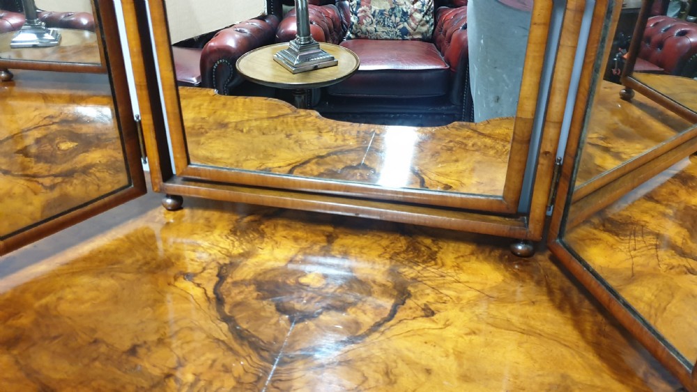 Outstanding Burr Walnut Dressing Table View V