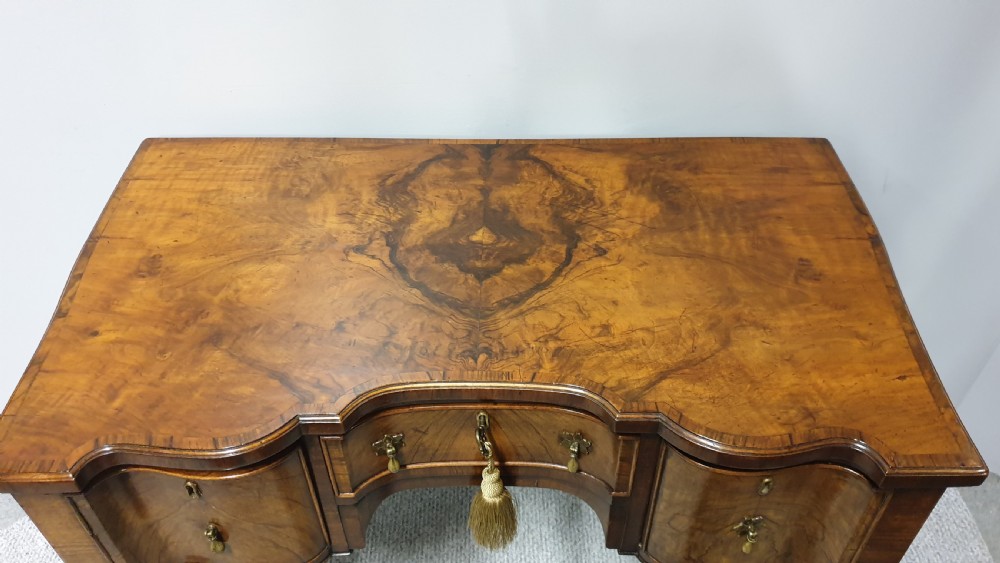 Outstanding Burr Walnut Dressing Table View IX