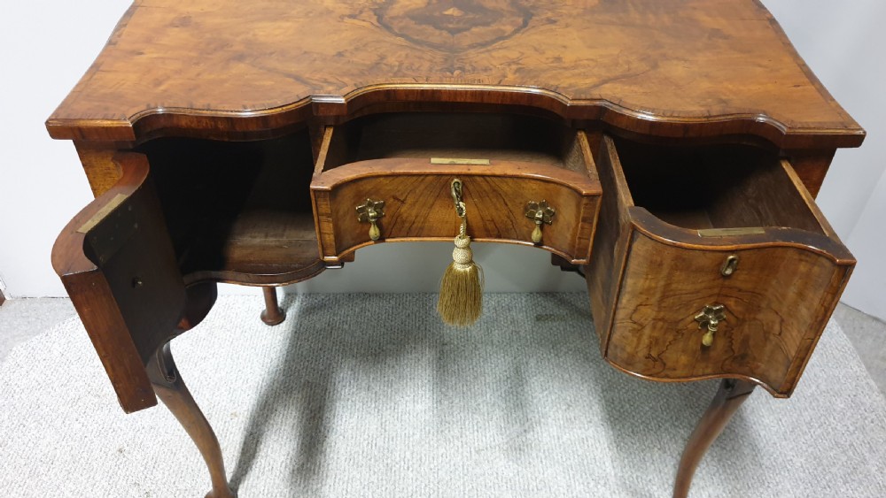 Outstanding Burr Walnut Dressing Table View XIV