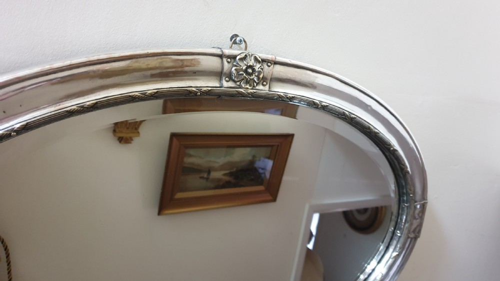 Edwardian Silver Plated Mirror View II