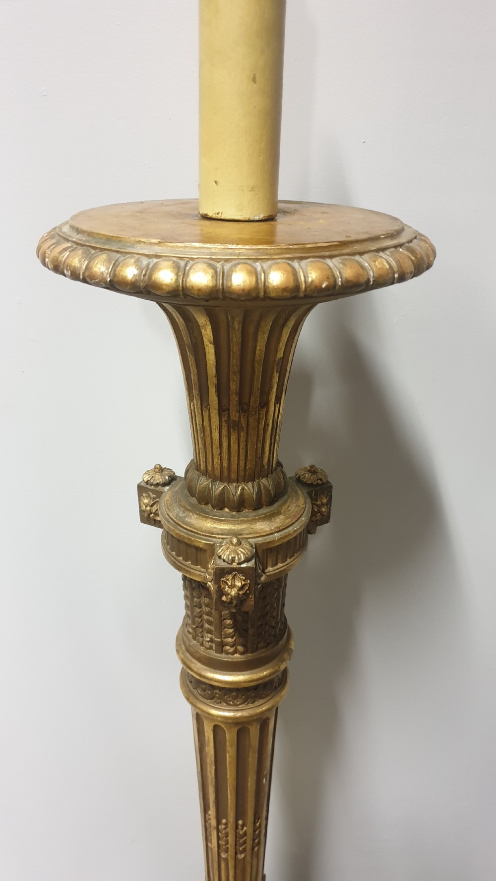 Victorian Gilt Standard Lamp View II
