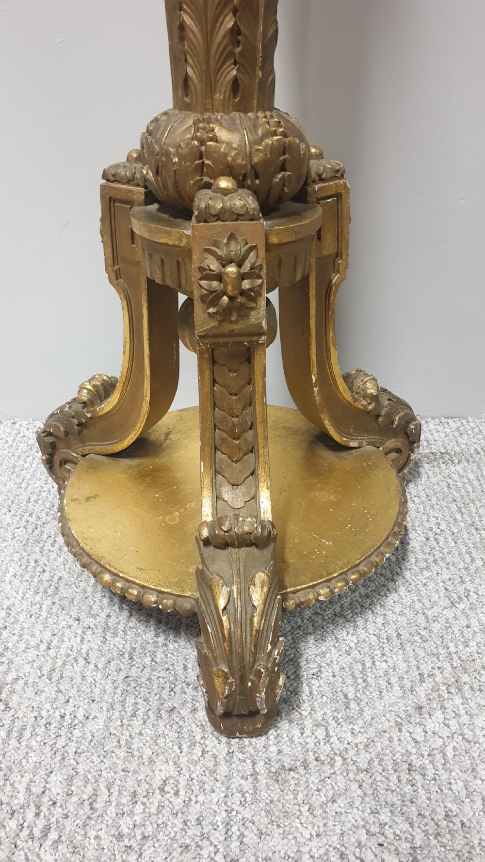 Victorian Gilt Standard Lamp View V